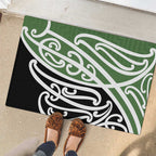 Green Fern New Zealand Kowhai Ngutukak Rubber Doormat - Aussie Hoodie