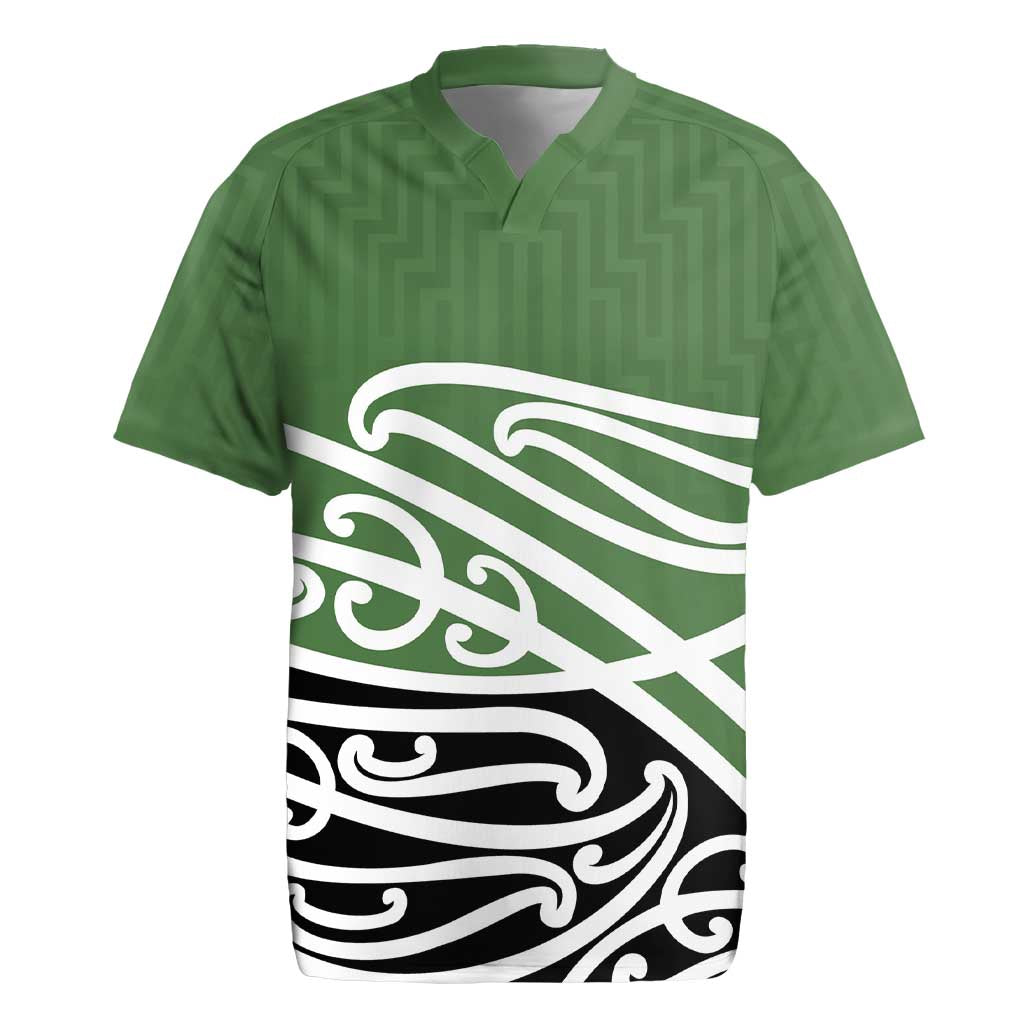 Green Fern New Zealand Kowhai Ngutukak Rugby Jersey - Aussie Hoodie
