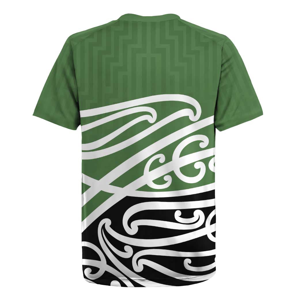 Green Fern New Zealand Kowhai Ngutukak Rugby Jersey - Aussie Hoodie