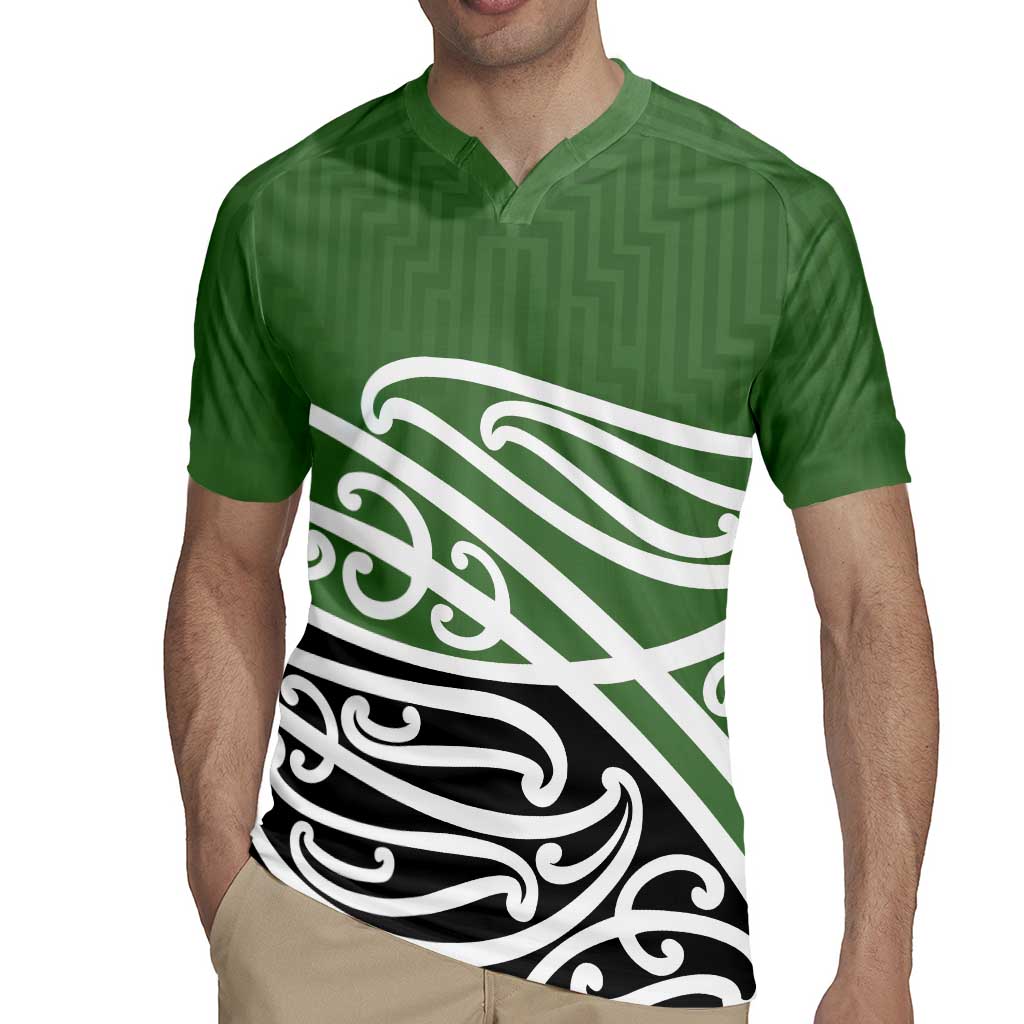 Green Fern New Zealand Kowhai Ngutukak Rugby Jersey - Aussie Hoodie