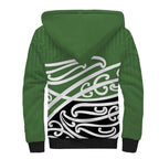 Green Fern New Zealand Kowhai Ngutukak Sherpa Hoodie - Aussie Hoodie