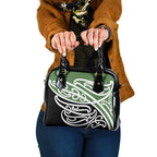 Green Fern New Zealand Kowhai Ngutukak Shoulder Handbag - Aussie Hoodie
