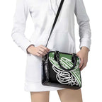 Green Fern New Zealand Kowhai Ngutukak Shoulder Handbag - Aussie Hoodie