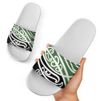 Green Fern New Zealand Kowhai Ngutukak Slide Sandals - Aussie Hoodie