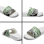 Green Fern New Zealand Kowhai Ngutukak Slide Sandals - Aussie Hoodie