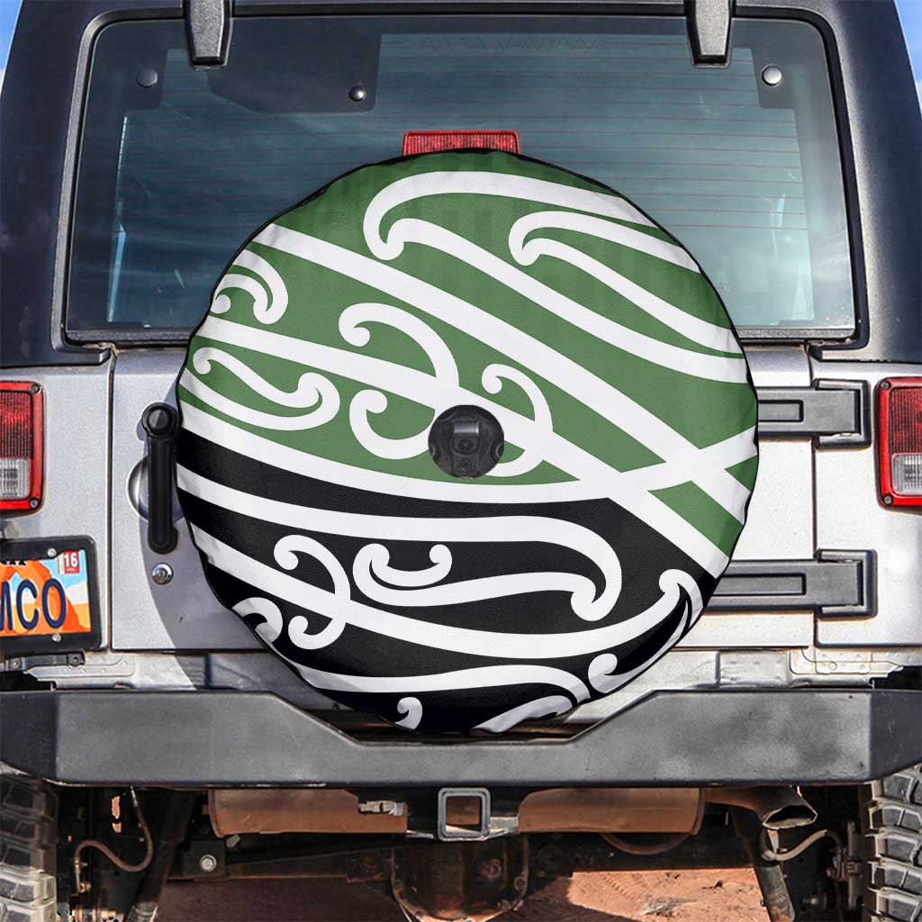 Green Fern New Zealand Kowhai Ngutukak Spare Tire Cover - Aussie Hoodie