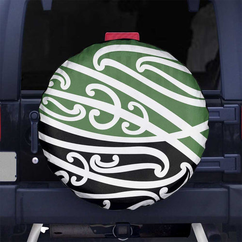 Green Fern New Zealand Kowhai Ngutukak Spare Tire Cover - Aussie Hoodie