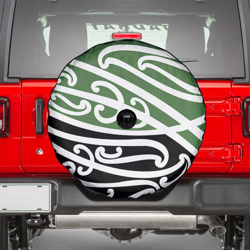 Green Fern New Zealand Kowhai Ngutukak Spare Tire Cover - Aussie Hoodie