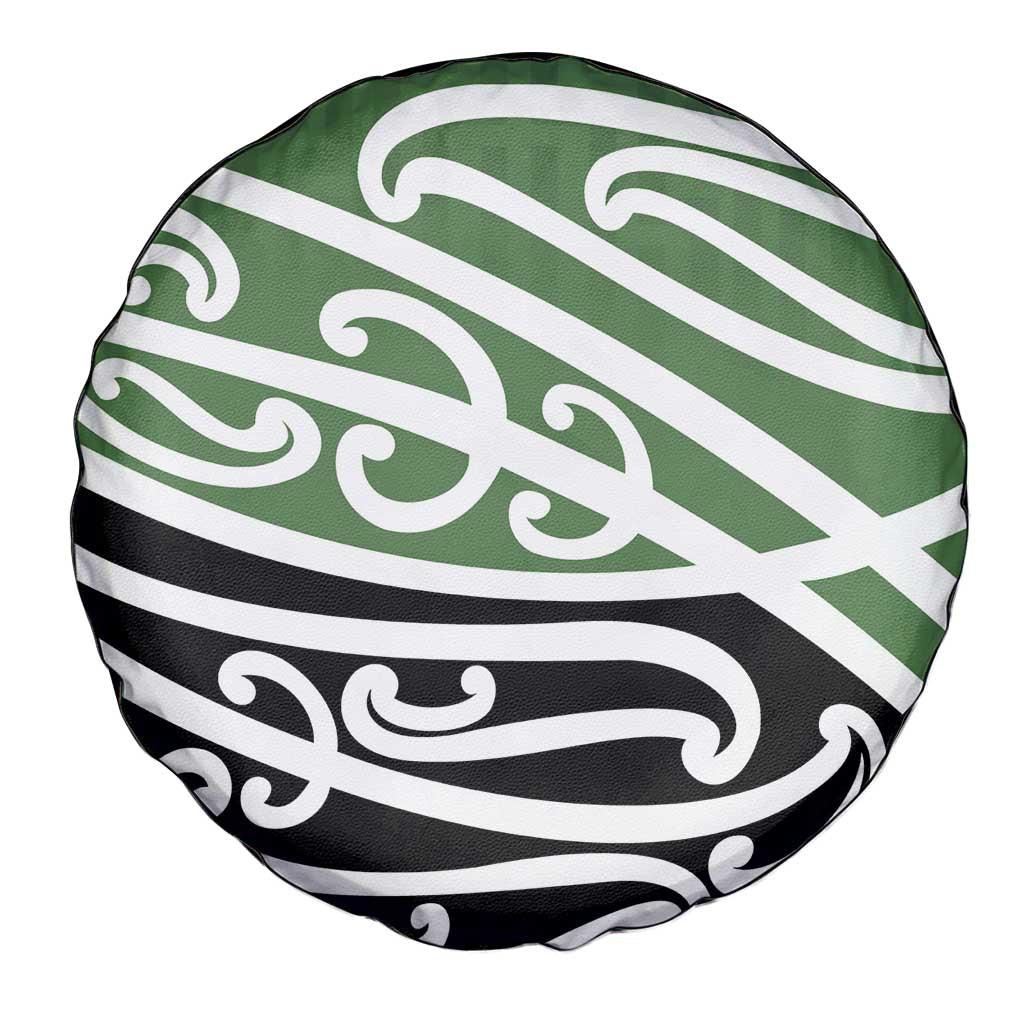 Green Fern New Zealand Kowhai Ngutukak Spare Tire Cover - Aussie Hoodie