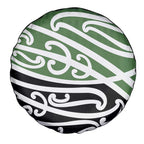Green Fern New Zealand Kowhai Ngutukak Spare Tire Cover - Aussie Hoodie