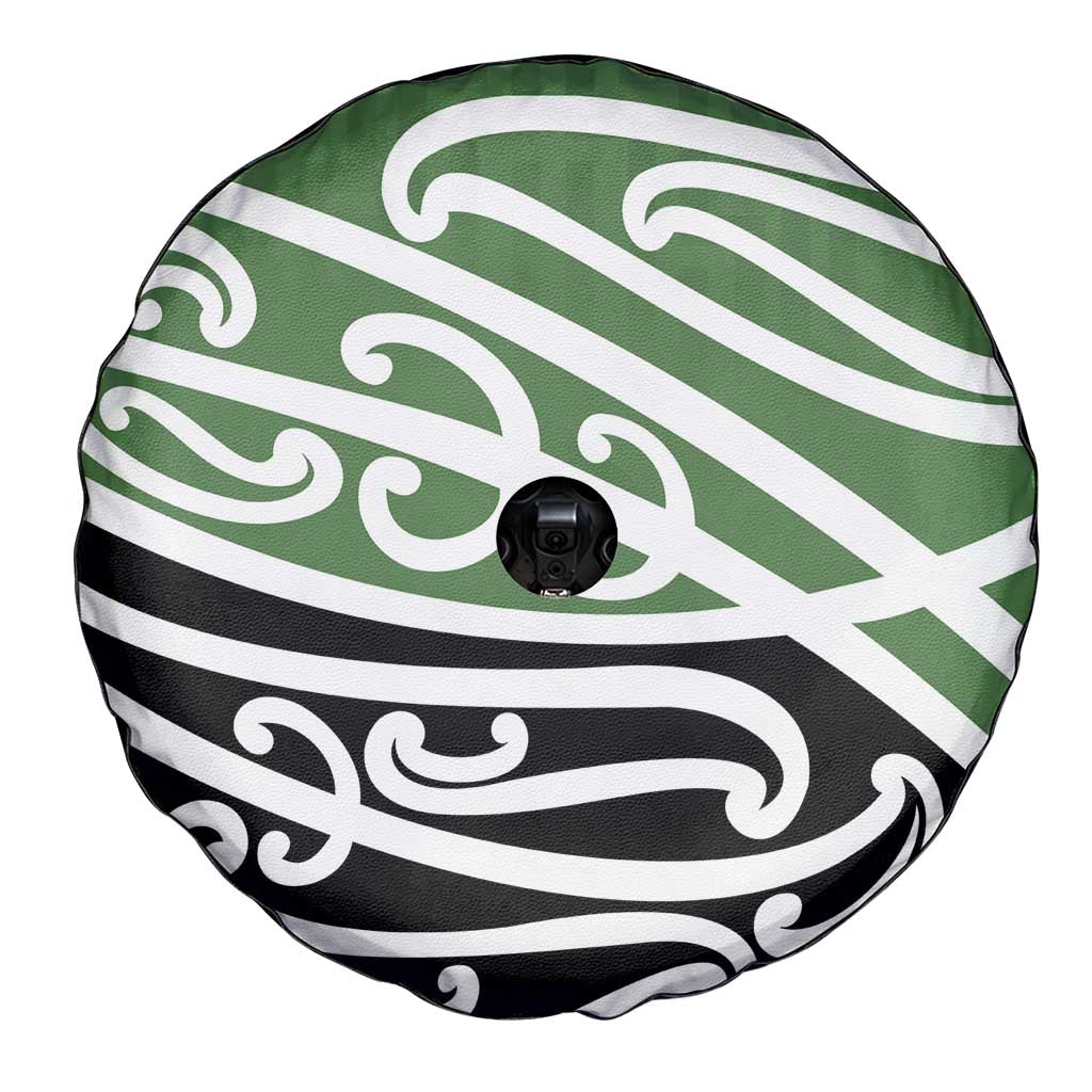 Green Fern New Zealand Kowhai Ngutukak Spare Tire Cover - Aussie Hoodie
