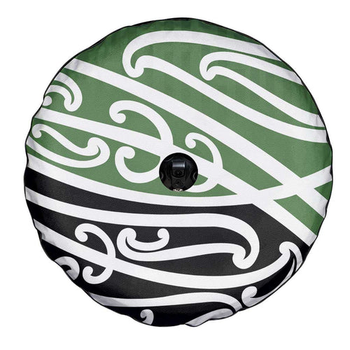 Green Fern New Zealand Kowhai Ngutukak Spare Tire Cover - Aussie Hoodie