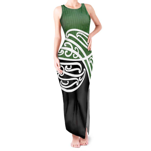Green Fern New Zealand Kowhai Ngutukak Tank Maxi Dress - Aussie Hoodie
