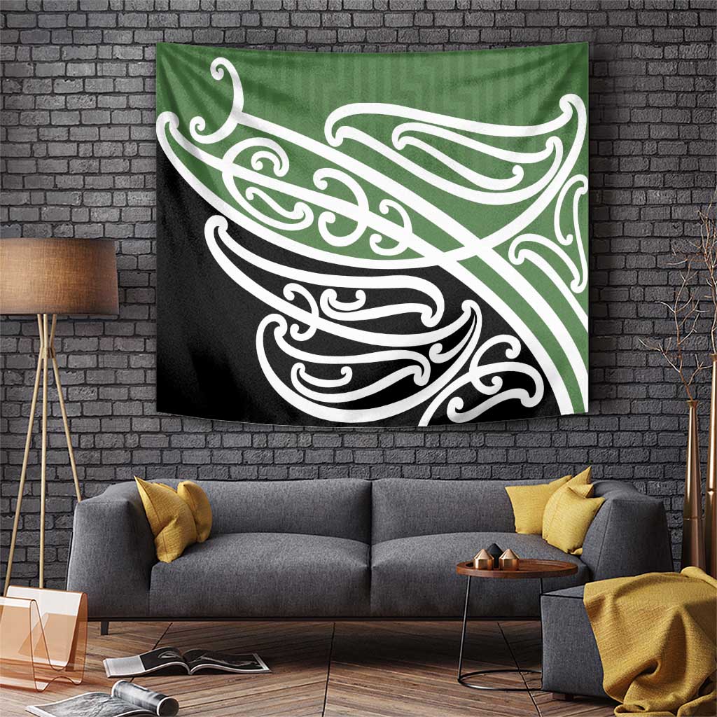 Green Fern New Zealand Kowhai Ngutukak Tapestry - Aussie Hoodie