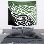 Green Fern New Zealand Kowhai Ngutukak Tapestry - Aussie Hoodie