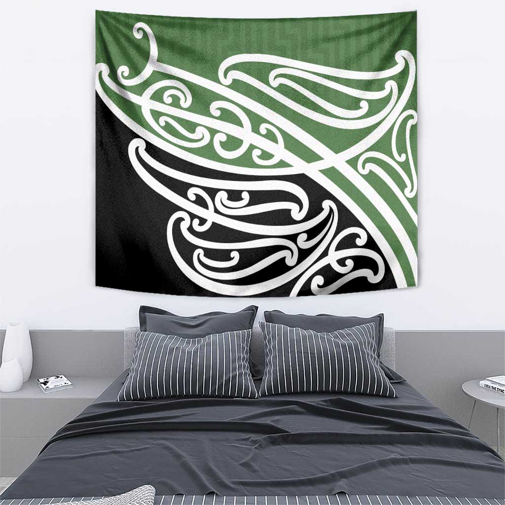 Green Fern New Zealand Kowhai Ngutukak Tapestry - Aussie Hoodie