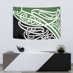 Green Fern New Zealand Kowhai Ngutukak Tapestry - Aussie Hoodie