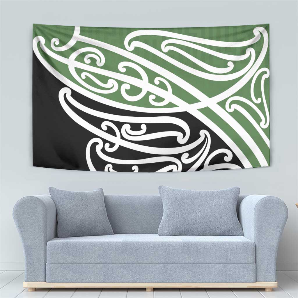 Green Fern New Zealand Kowhai Ngutukak Tapestry - Aussie Hoodie