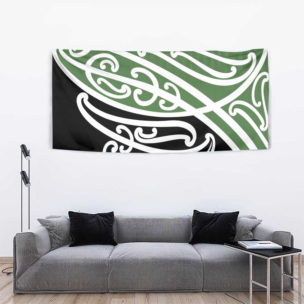 Green Fern New Zealand Kowhai Ngutukak Tapestry - Aussie Hoodie