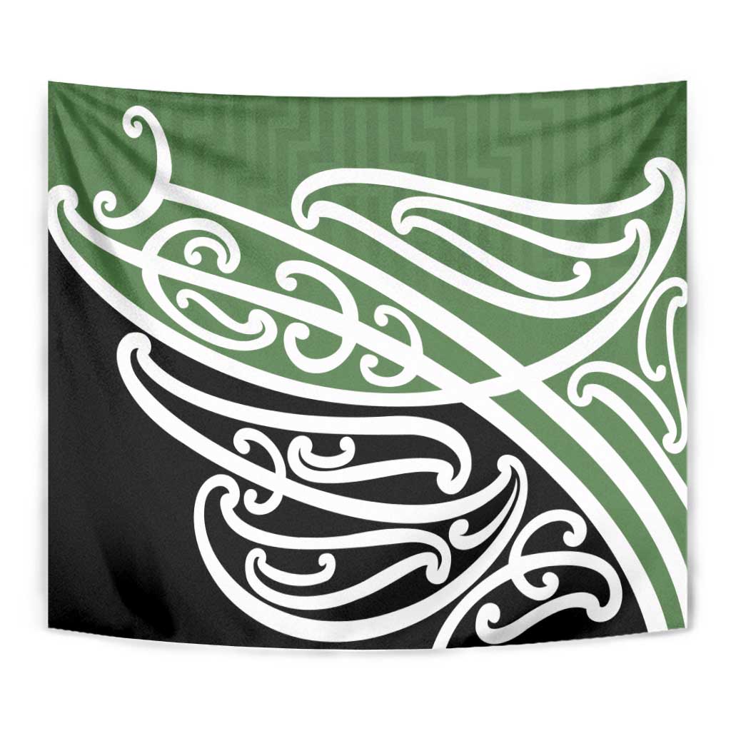 Green Fern New Zealand Kowhai Ngutukak Tapestry - Aussie Hoodie