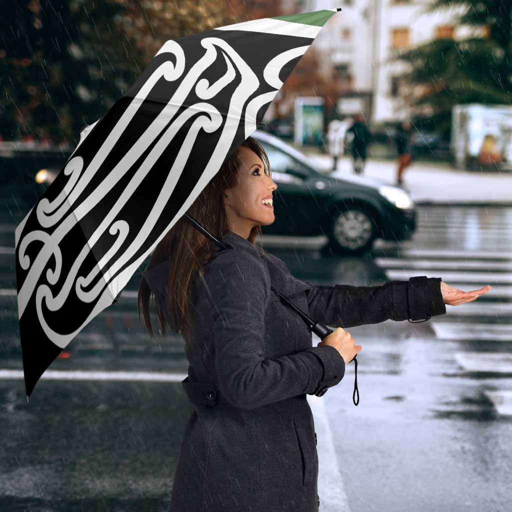 Green Fern New Zealand Kowhai Ngutukak Umbrella - Aussie Hoodie