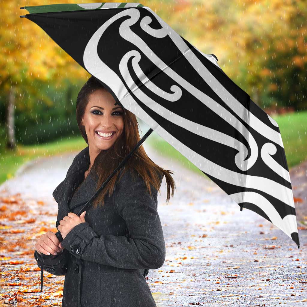 Green Fern New Zealand Kowhai Ngutukak Umbrella - Aussie Hoodie