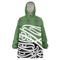 Green Fern New Zealand Kowhai Ngutukak Wearable Blanket Hoodie - Aussie Hoodie