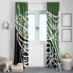 Green Fern New Zealand Kowhai Ngutukak Window Curtain - Aussie Hoodie
