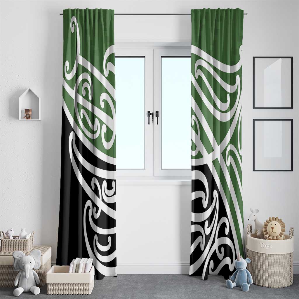 Green Fern New Zealand Kowhai Ngutukak Window Curtain - Aussie Hoodie