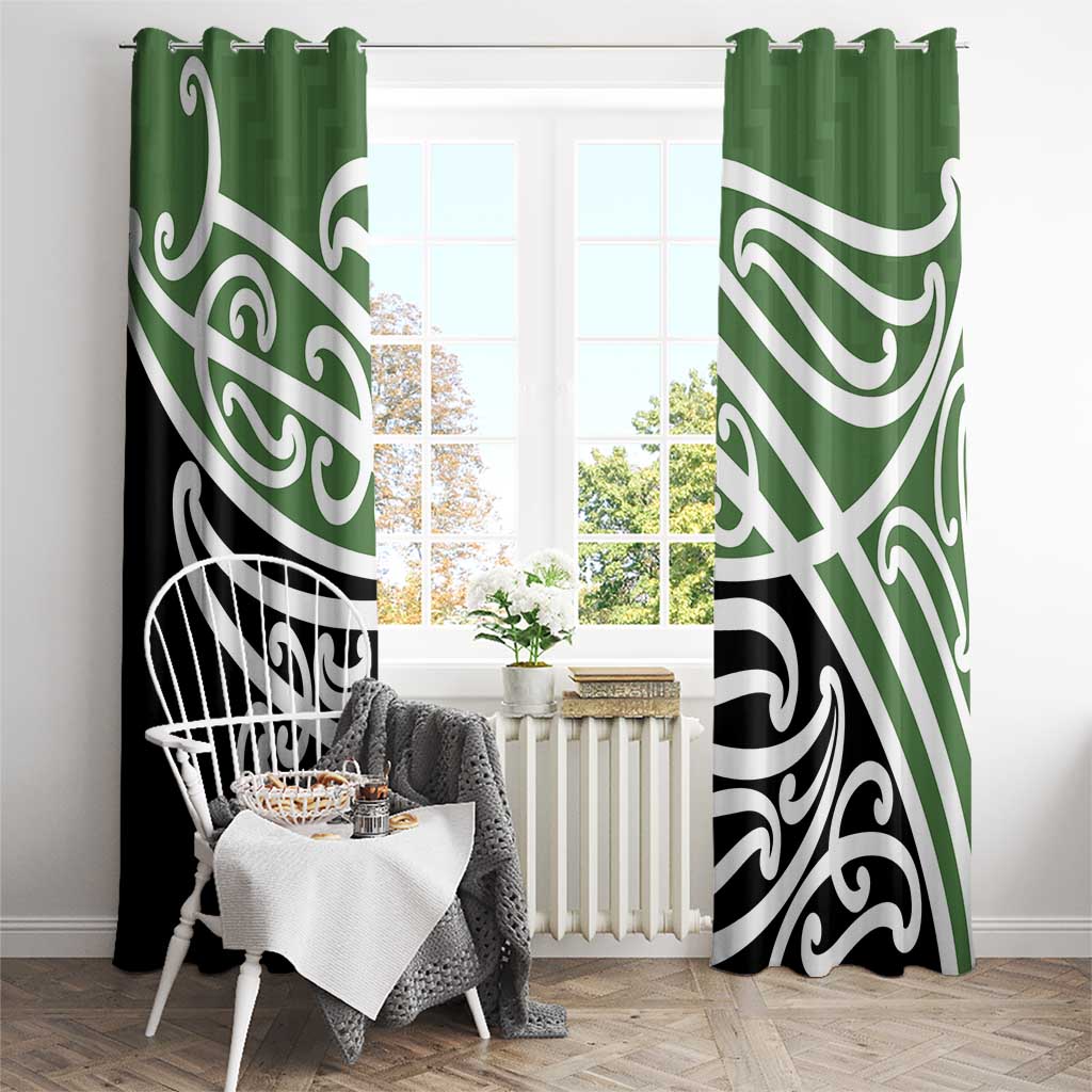 Green Fern New Zealand Kowhai Ngutukak Window Curtain - Aussie Hoodie