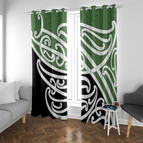 Green Fern New Zealand Kowhai Ngutukak Window Curtain - Aussie Hoodie