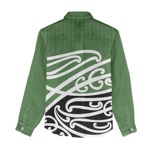 Green Fern New Zealand Kowhai Ngutukak Women Casual Shirt - Aussie Hoodie