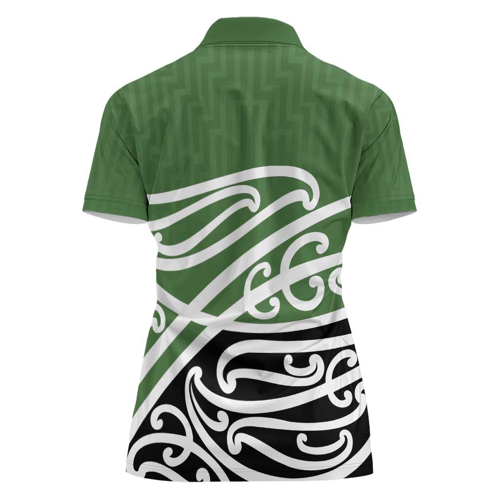 Green Fern New Zealand Kowhai Ngutukak Women Polo Shirt - Aussie Hoodie