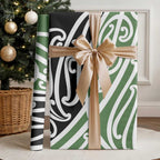 Green Fern New Zealand Kowhai Ngutukak Wrapping Paper - Aussie Hoodie