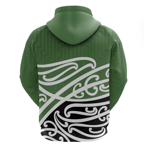 Green Fern New Zealand Kowhai Ngutukak Zip Hoodie - Aussie Hoodie