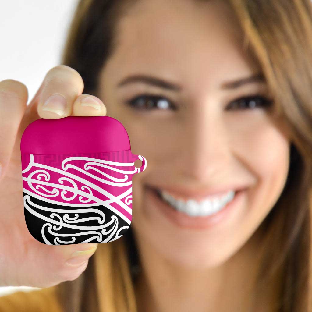 All Pink New Zealand Kowhai Ngutukak AirPods Case - Aussie Hoodie