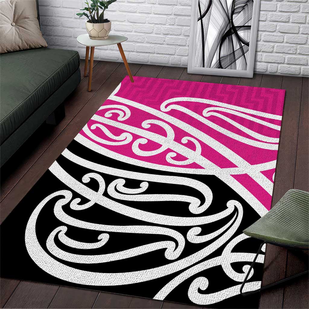 All Pink New Zealand Kowhai Ngutukak Area Rug - Aussie Hoodie