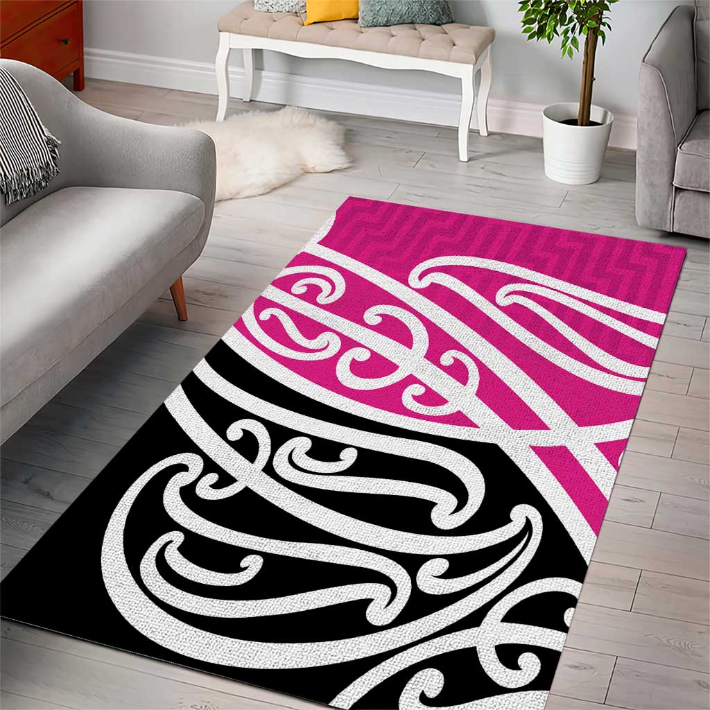 All Pink New Zealand Kowhai Ngutukak Area Rug - Aussie Hoodie