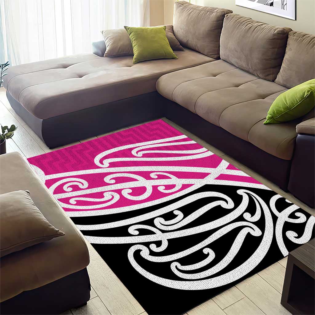 All Pink New Zealand Kowhai Ngutukak Area Rug - Aussie Hoodie
