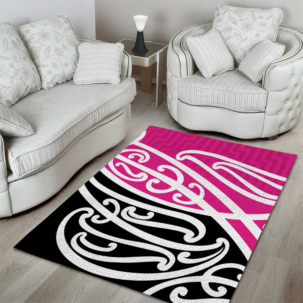 All Pink New Zealand Kowhai Ngutukak Area Rug - Aussie Hoodie