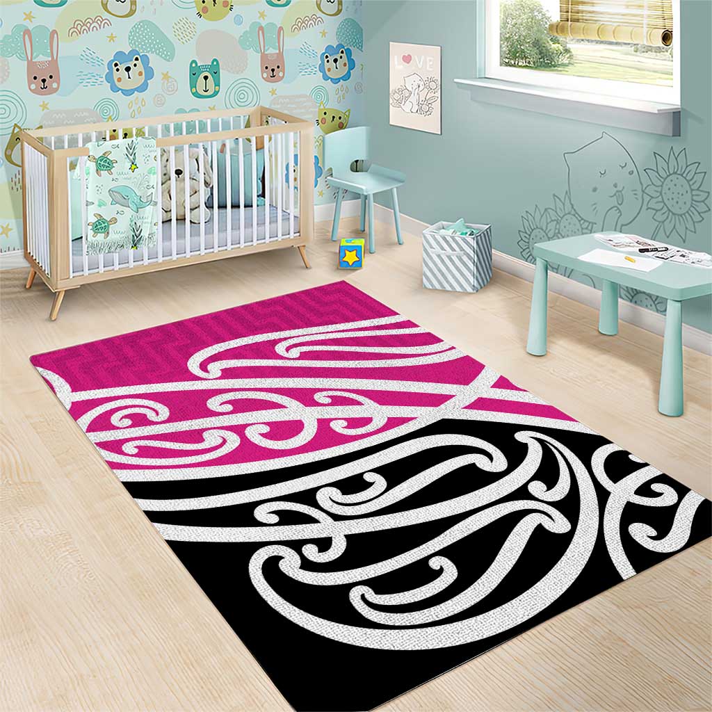 All Pink New Zealand Kowhai Ngutukak Area Rug - Aussie Hoodie