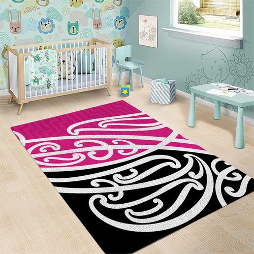 All Pink New Zealand Kowhai Ngutukak Area Rug - Aussie Hoodie