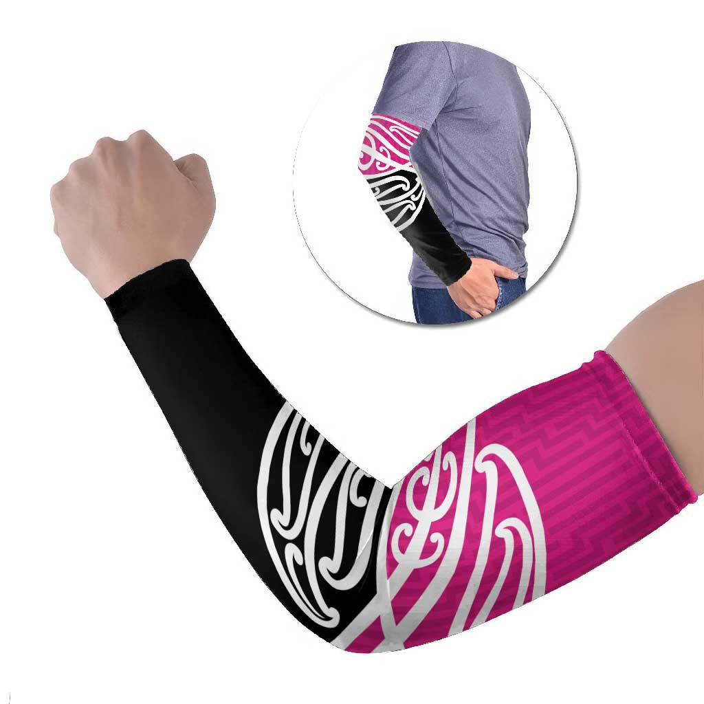 All Pink New Zealand Kowhai Ngutukak Arm Sleeves - Aussie Hoodie