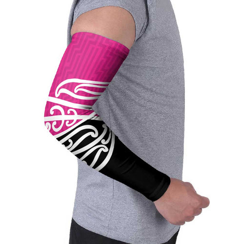 All Pink New Zealand Kowhai Ngutukak Arm Sleeves - Aussie Hoodie