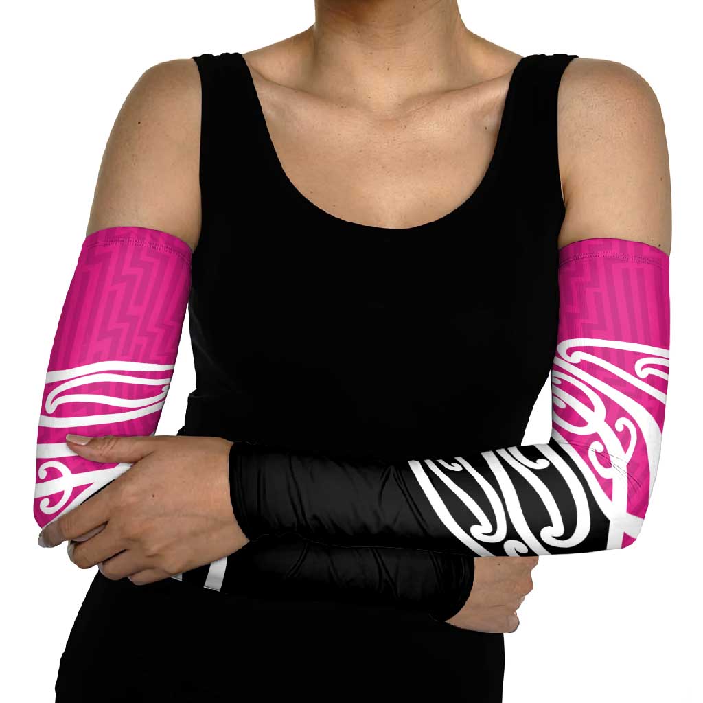 All Pink New Zealand Kowhai Ngutukak Arm Sleeves - Aussie Hoodie