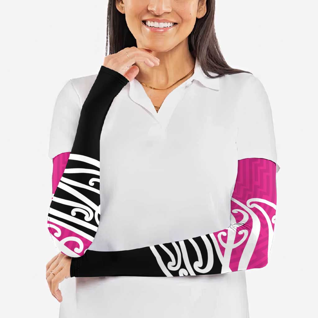 All Pink New Zealand Kowhai Ngutukak Arm Sleeves - Aussie Hoodie