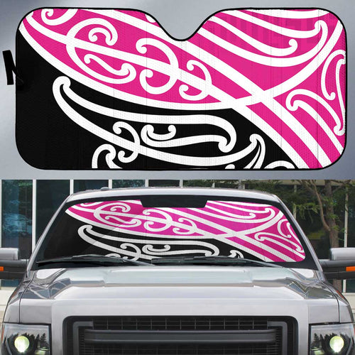 All Pink New Zealand Kowhai Ngutukak Auto Sun Shade - Aussie Hoodie