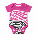 All Pink New Zealand Kowhai Ngutukaka Baby Onesie