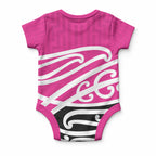 All Pink New Zealand Kowhai Ngutukaka Baby Onesie