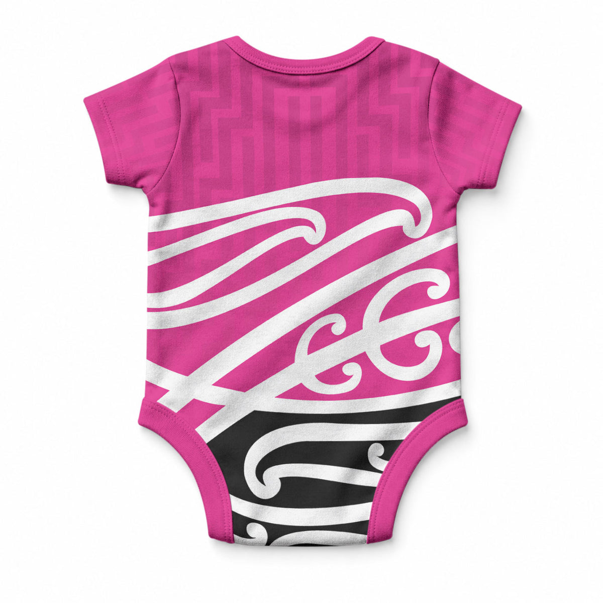 All Pink New Zealand Kowhai Ngutukaka Baby Onesie